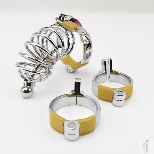 Cock Cage with Penis Plug